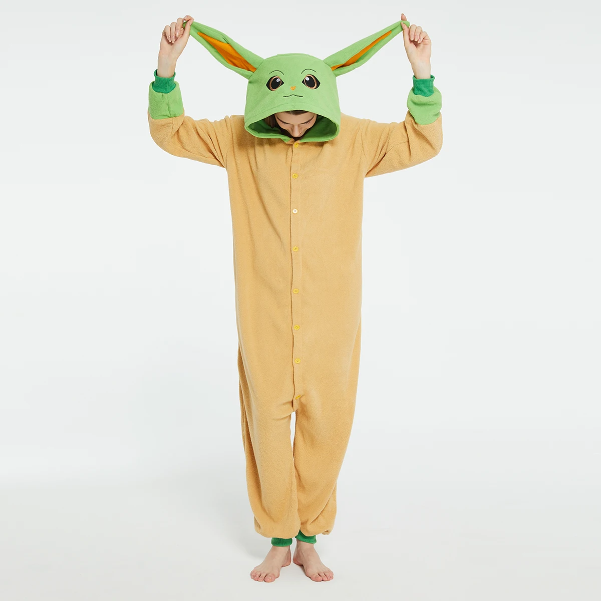 Baby Clothing Newborn - Volwassenen Yoda Baby Grogu Onesies Halloween