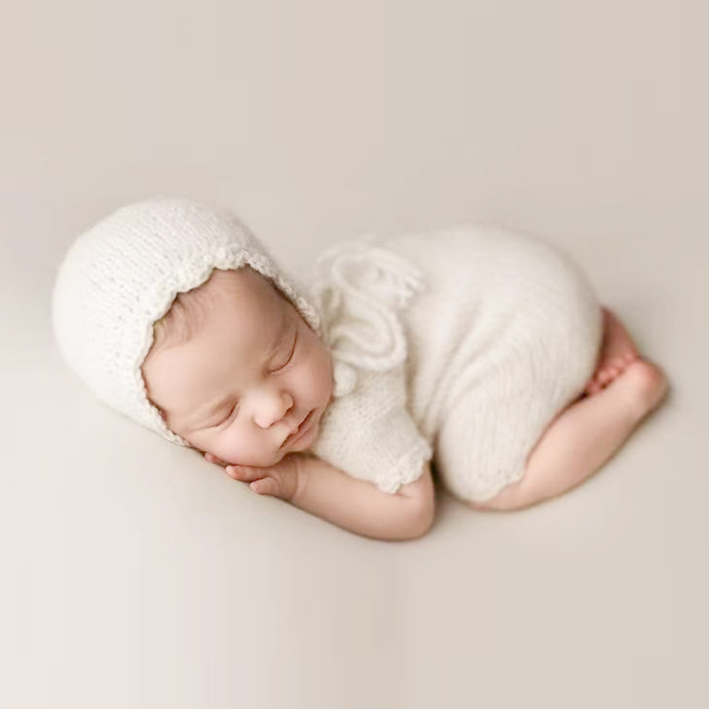 Baby Clothing Newborn - Pasgeboren fotografie rekwisieten baby jumpsuit hoed