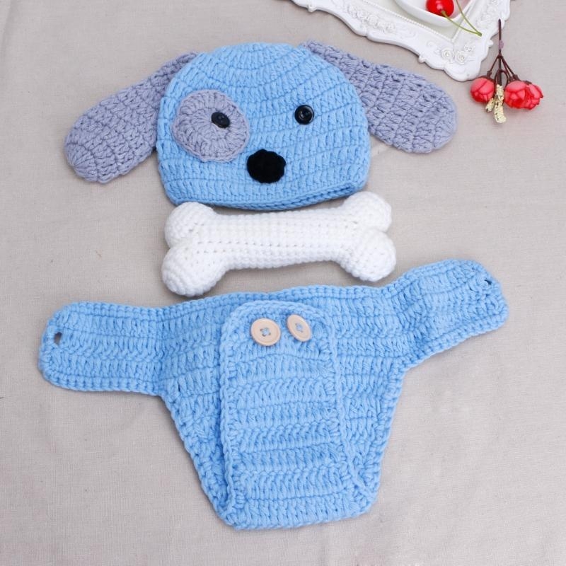 Baby Clothing Newborn - 3-delig pasgeboren fotografie prop hoed +