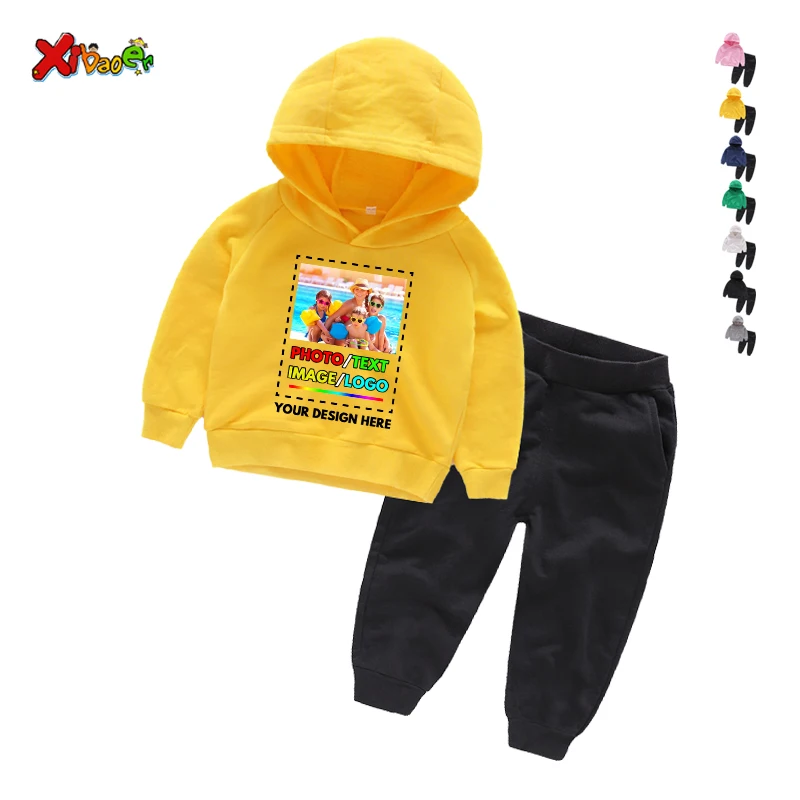 Baby Clothing Logo - Kids Hoodies Sets voor Jongens Peuter