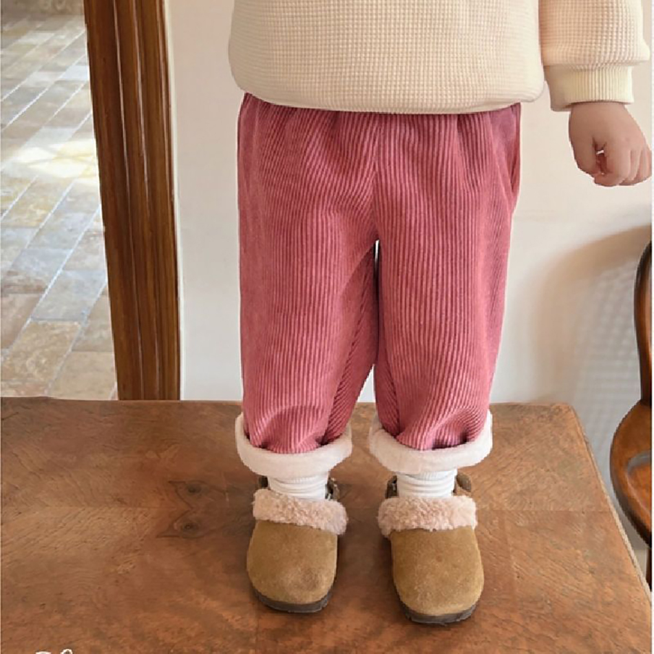 Baby Clothing List - Baby Kids Corduroy Broek Kinderen Fleece