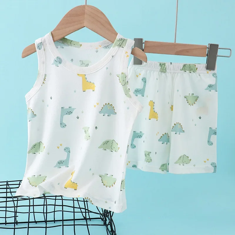 Baby Clothing Dividers - Kinderen Bamboe Katoenen Vest Pak Zomer