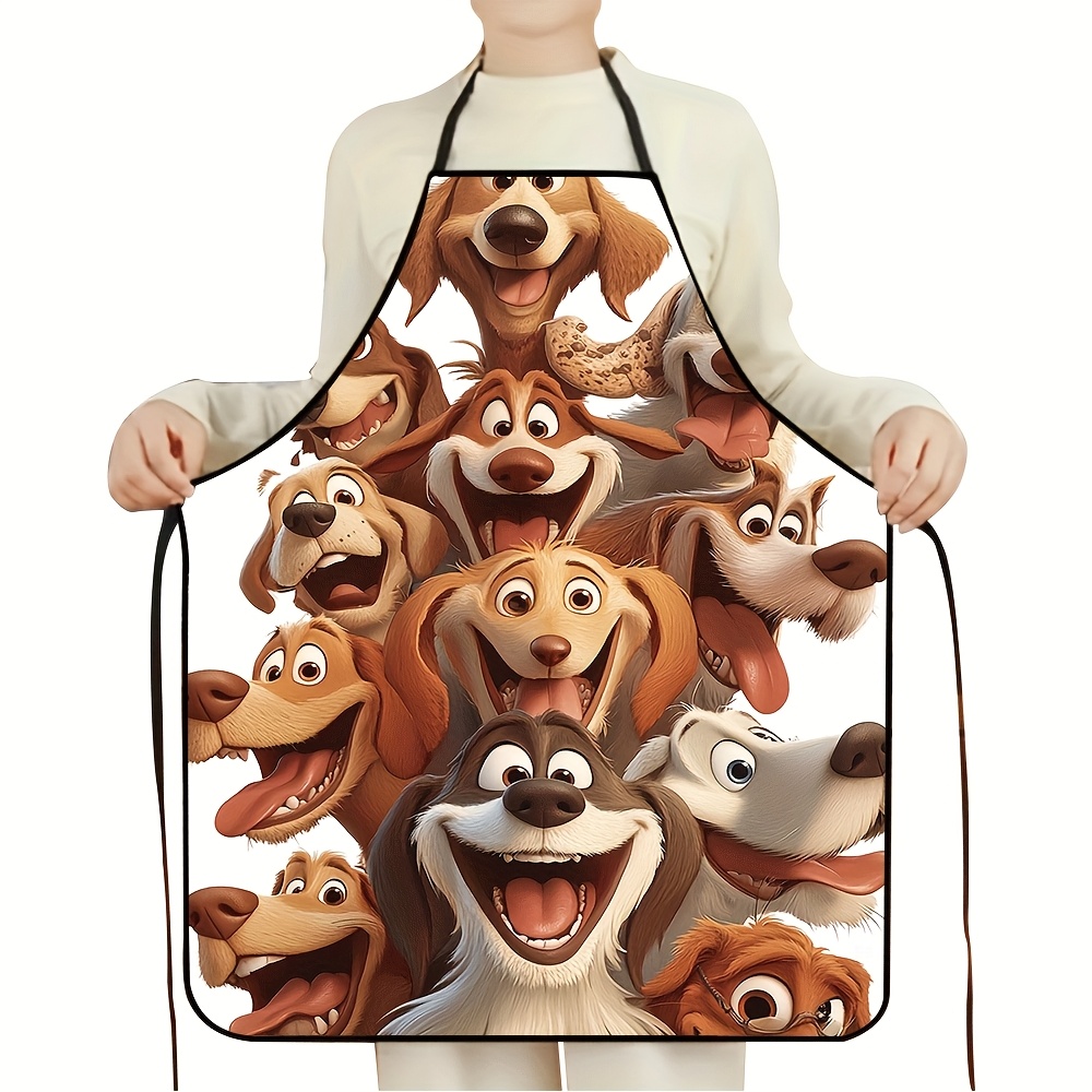 Printed Bibs Pack - Cartoon Dog Pack-schort – 8 speelse