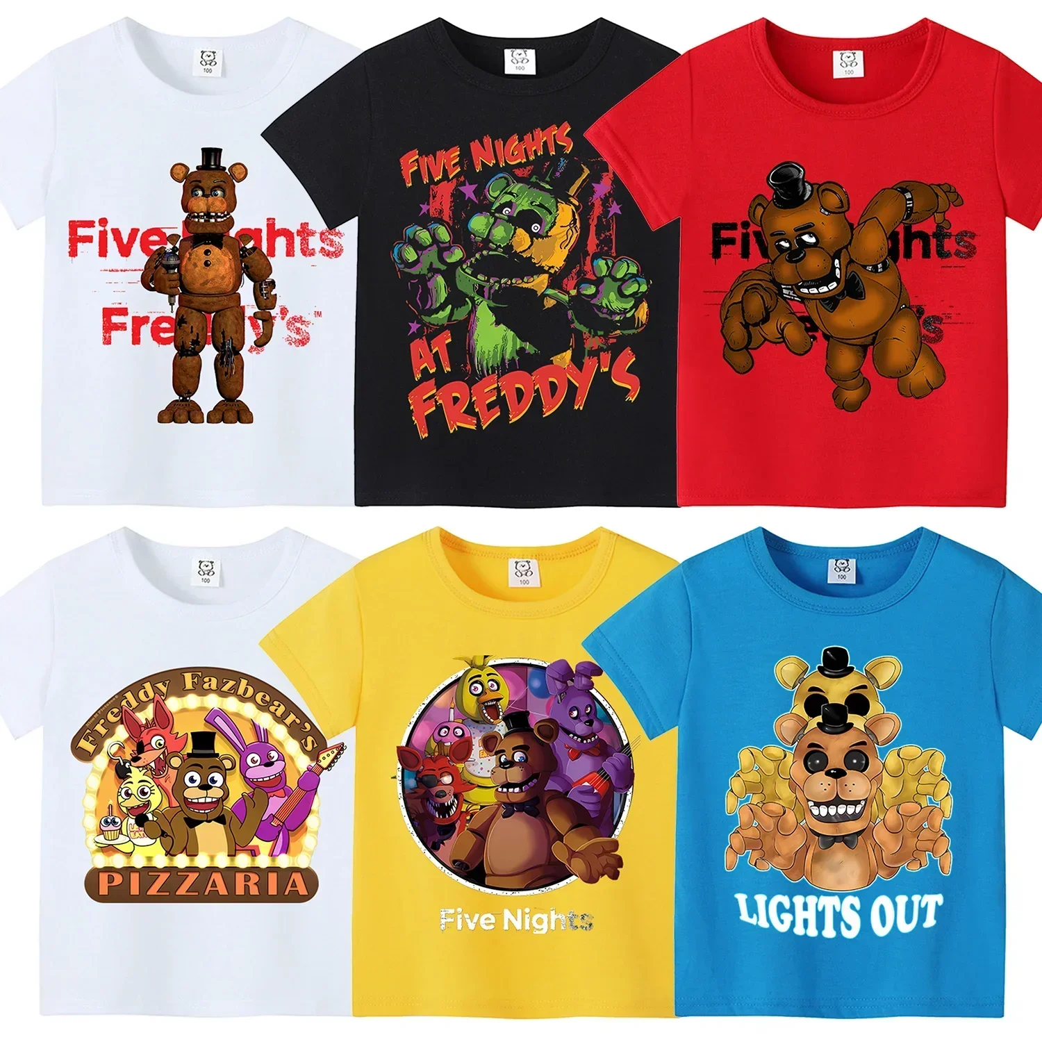 Baby Clothing Dividers - Vijf Nachten Freddys Thema Kort Shirt