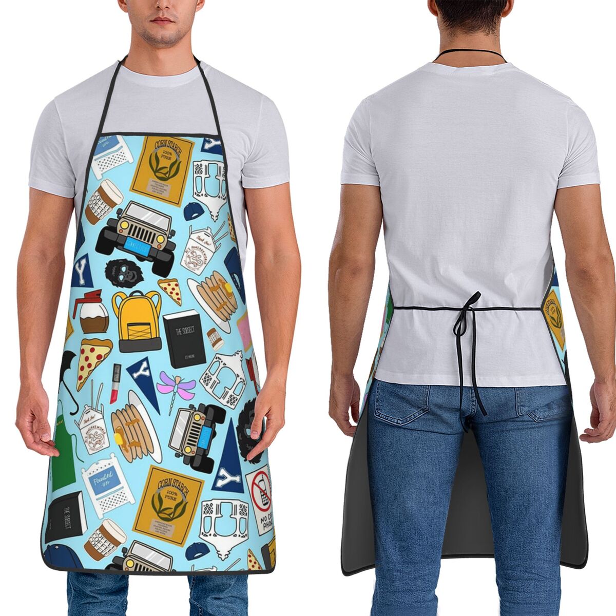 Printed Bibs Pack - Ultieme Fan Pattern Icons All Over