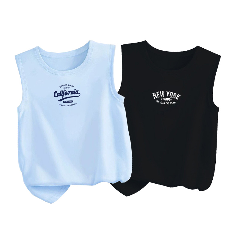 Baby Clothing Logo - Kinderen California City Vesten Jongens Mouwloze