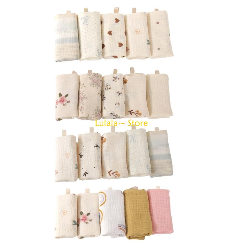 Y4QA Set 5 stuks zachte babywa - Printed Bibs Pack recensie en prijs