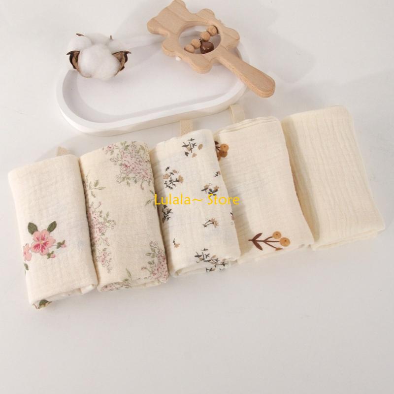 Y4QA Set 5 stuks zachte babywa - Printed Bibs Pack recensie en prijs