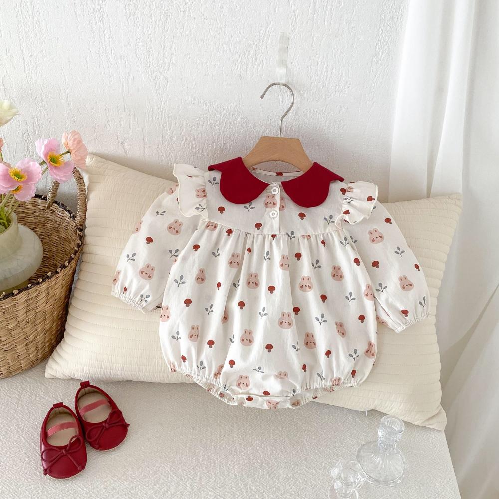 Schattig konijn bedrukte baby  - Baby Clothing High Quality recensie en prijs