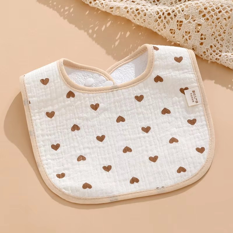 7 stks/pak Cartoon Print Slabb - Printed Bibs Pack recensie en prijs