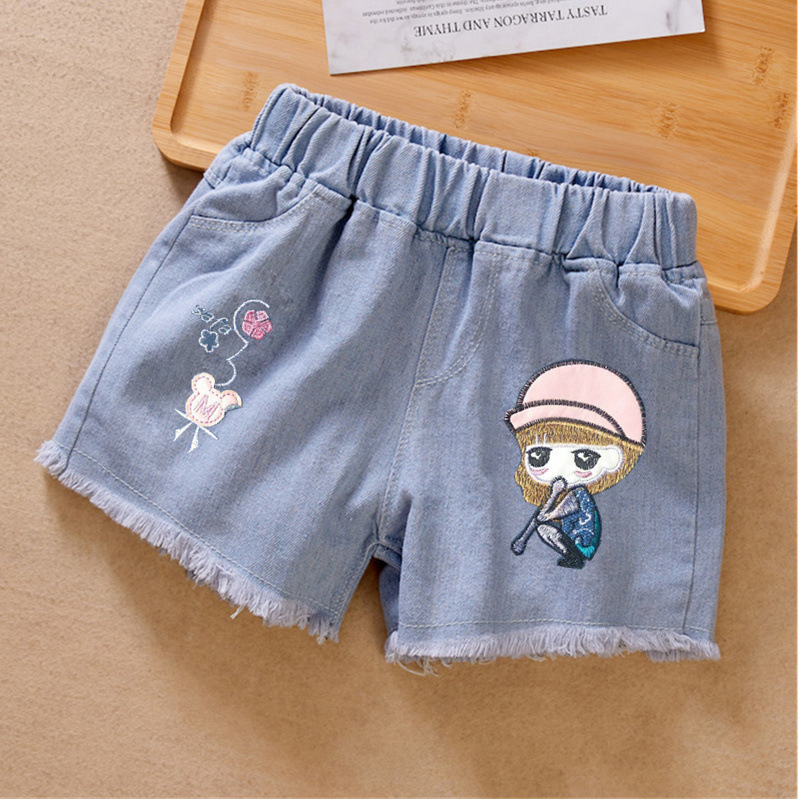 Zomermeisjes denim shorts mode - Baby Clothing Korea recensie en prijs