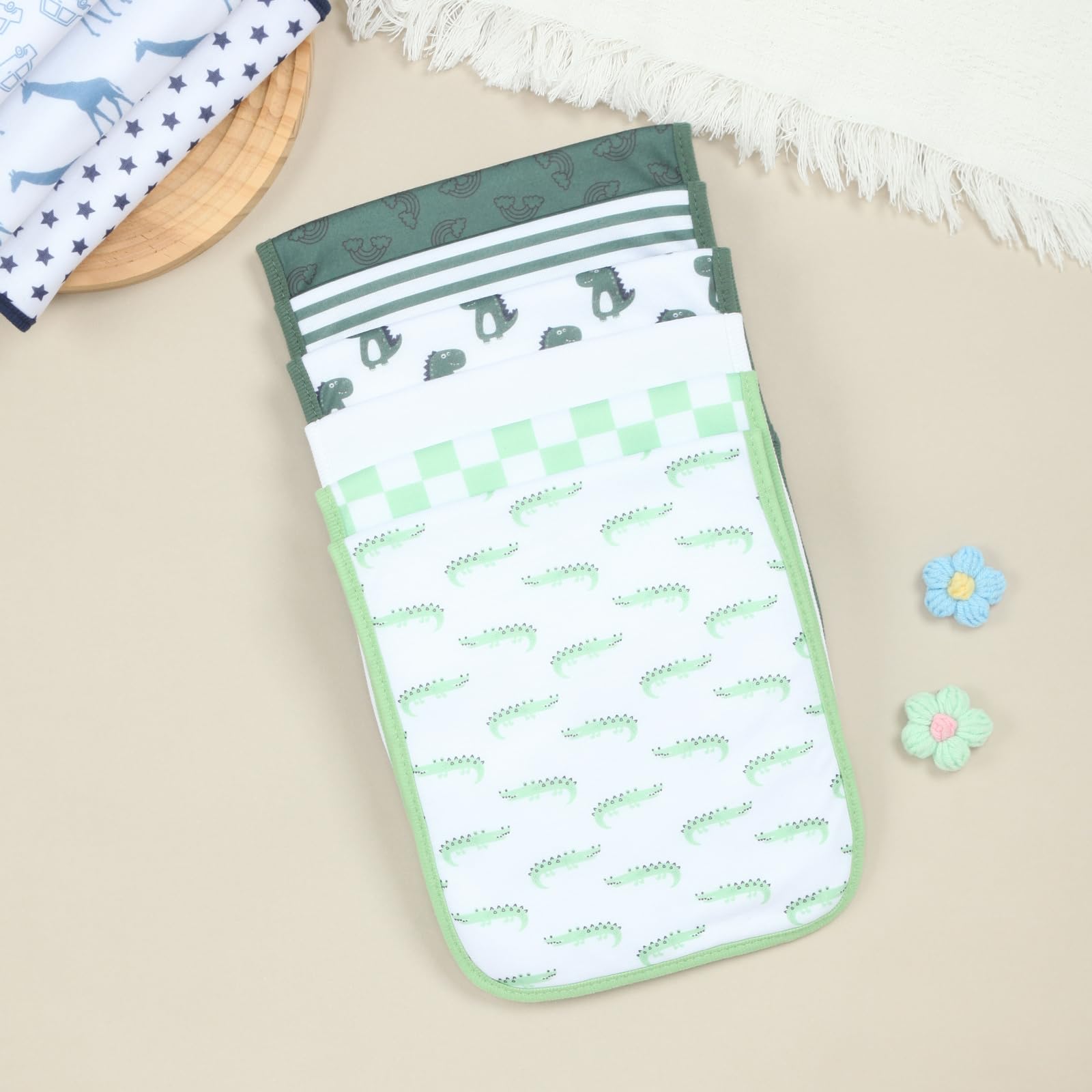 Benoxine 8-pack organische kat - Printed Bibs Pack recensie en prijs