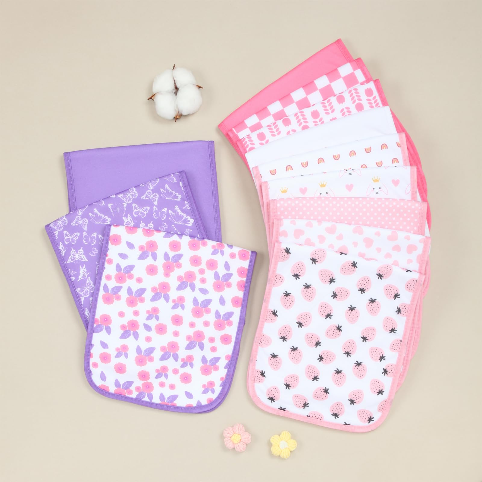 Benoxine 8-pack organisch kato - Printed Bibs Pack recensie en prijs