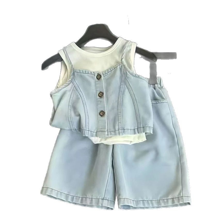 Baby Meisjes Zomer 3 stks Kled - Baby Clothing Korea recensie en prijs